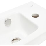 Vitra 7091-003-0029 Integra 37 x 22 cm desna izvedba keramični umivalnik z odprtino za armaturo | Shoptok.si