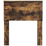  Uzglavlje s uzglavljem Dimljeni hrast 75 cm Konstruirano drvo | shoptok.hr