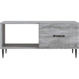  Kava Stol Siva sonoma 90 x 50 x 40 cm Konstruirano drvo | shoptok.hr