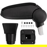 vidaXL Naslon za roke za avto črn 13x32,5x(24-51,5) cm ABS | Shoptok.si