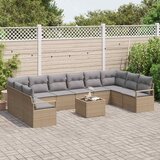 Set sofe s jastukom 11 pcs Bež poliratan | shoptok.hr