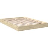  The Living Store Posteljni okvir sonoma hrast 120x190 cm inženirski les - Posteljni Okvir, (21498164) | Shoptok.si