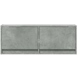  Zidni TV ormarić s LED svjetlima boja betona 100x31x38 cm | shoptok.hr