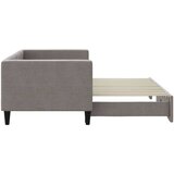  Dnevni krevet na razvlačenje smeđesivi 80 x 200 cm od tkanine | shoptok.hr