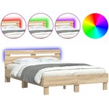  Krevetna konstrukcija Sonoma 137 x 190 cm Konstruirano drvo | shoptok.hr