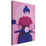 Artgeist Slika Na Platnu Girl On A Scooter I | Shoptok.si