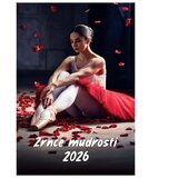  KALENDAR "ZRNCE MUDROSTI 2026" 13 LISTOVA, SPIRALA | Shoptok.si