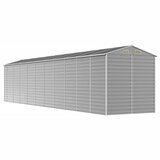  Vrtna kućica svijetlosiva 191x895x198 cm pocinčani čelik | shoptok.hr
