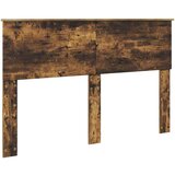  Uzglavlje s uzglavljem Dimljeni hrast 150 cm Konstruirano drvo | shoptok.hr