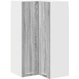 vidaXL Viseča omarica Riga Sonoma hrast in bela 57 x 57 x 100 cm | Shoptok.si