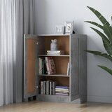 Ormarić za knjige boja betona 82,5x30,5x115cm konstruirano drvo | shoptok.hr