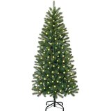 vidaXL Umestno božično drevo med 150 LED Zelena 150 cm PE in PVC | Shoptok.si