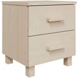 vidaXL Nočna omarica 2 kosa medeno rjava 40x35x44,5 cm trdna borovina | Shoptok.si