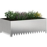 Ograda oko Travnjaka 100 x 60 x 35 cm Čelik Srebrna - Nehrđajući čelik 100 x 60 x 35 cm 1 | shoptok.hr