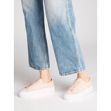 Calvin Klein Jeans Nizke superge bež / bela | Shoptok.si