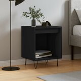 vidaXL Noćni ormarić crni 40x35x50 cm od konstruiranog drva Cijene
