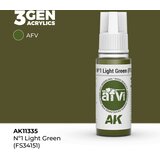 AK Interactive N&amp;ordm;1 Light Green (FS34151) 17ml - 3rd Gen Akrilna Boja AK11335 Slike
