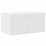 Maison Chic Stenska omarica - Zidna omarica bela 80x42,5x40 cm inženirski les iu230, (22063671) | Shoptok.si