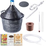 KADAX Vinska steklenica Lady 25L + komplet za vino s plutovinasto zračno zaporo, (5000355128) | Shoptok.si