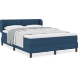 Box Spring Krevet s Madracem Plava 140x200 cm Tkanina | shoptok.hr