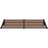  Nadstrešnica za vrata crna 199x90 cm polikarbonatna | shoptok.hr
