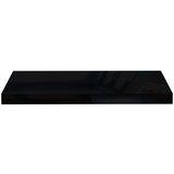 vidaXL Stenska polica visok sijaj črna 60x23,5x3,8 cm MDF | Shoptok.si