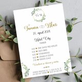  Poročna vabila ZELENJE PORZEL 201 | Shoptok.si