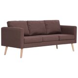 Maison Chic kavč - Sofa - Kanape trosed iz blaga rjav, (21726542) Cene