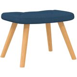  Gugalni stol s stolčkom modro blago, (20939385) | Shoptok.si