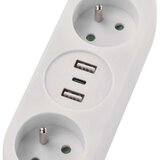  Produžni kabl 2 utičnice + 2x USB-A + USB-C 1,4 m | Eponuda.com