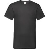 Fruit Of The Loom Czarna koszulka męska Valueweight V-Neck | shoptok.hr