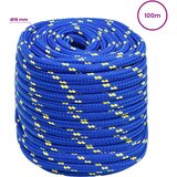  Višenamjensko pomoćno uže 16 mm 100 m Plava PP | shoptok.hr