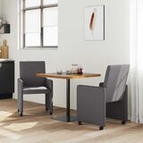  Blagovačke stolice s kotačima 2 pcs Siva 57 x 66 x 94 cm | Eponuda.com