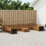  Setovi sofa 11 pcs Čvrsto drvo akacije | shoptok.hr