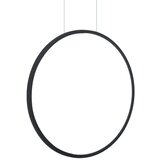  LED luster na sajli SATURNO LED/28W/230V, prečnik 50 cm, IP44, crna | Eponuda.com