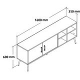 Hanah home TV komoda, krem | Eponuda.ba