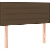 Maison Chic posteljno vzglavje - vzglavna omarica - nočna omarica temno rjavo 100x5x78/88 cm blago, (21706596) Cene