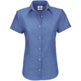  KOŠULJA ŽENSKA KRATKI RUKAVI B&C OXFORD 135G PLAVA XS!! | shoptok.hr