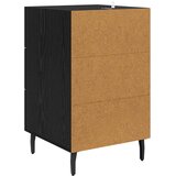  Noćni ormar Crni hrast 40 x 40 x 66 cm Konstruirano drvo | shoptok.hr