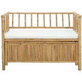 Klupa za vrtno skladištenje Prirodna 110 x 47 x 80 cm Bambus | shoptok.hr