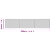  Tepih pravokutni tamnosmeđi 60 x 300 cm od bambusa | shoptok.hr