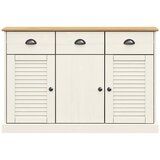  Komoda s ladicama VIGO 113x40x75 cm bijela od masivne borovine | shoptok.hr