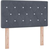  Uzglavlje Tamno siva 80 cm Baršun | shoptok.hr