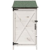  Vrtna Šupa Bijela 59,5 x 56 x 113,5 cm Konstruirano drvo | Eponuda.com