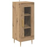  Highboard 2 pcs Umjetnički hrast Stakl | Eponuda.ba