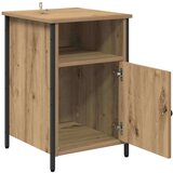  Nočna omarica Umetni hrast 40 x 42 x 60 cm Konstruiran les, (5000107133) | Shoptok.si