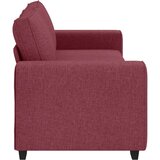  Trosjed Kauč Vinsko Crvena 220x77x82 cm Tkanina | Shoptok.si