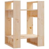 vidaXL knjižna omara/pregrada 41x35x57 cm trdna borovina | Shoptok.si