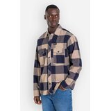 Reell Freeman Srajca check navy / sand Cene