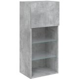 TV ormarić s LED svjetlima siva boja betona 40,5x30x90 cm | shoptok.hr